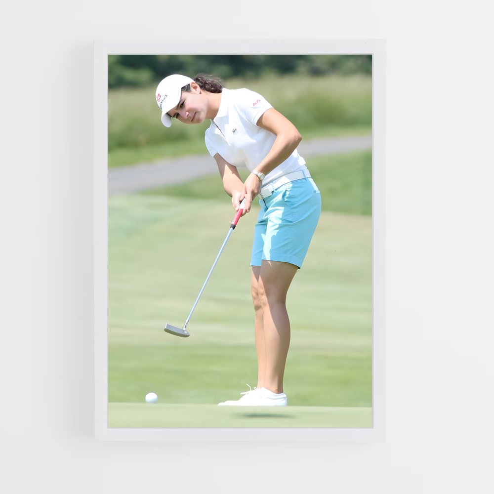 Poster Lorena ochoa parcours – affiche Golf (vue 3)